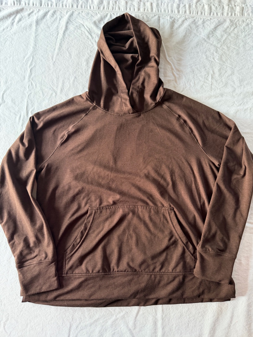 Danskin Brown Women's Hooded Pullover Sweatshirt
